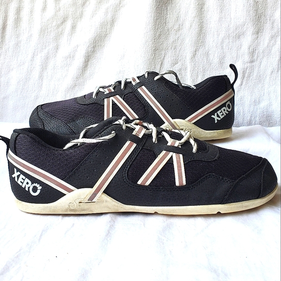 Xero Men's Prio Minimalist Lightweight Running Fitness Shoes Black/White Size 9 - Picture 2 of 8
